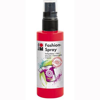 Marabu Fashion Spray 100ml Sprey Kumaş Boyası No: 232 Red