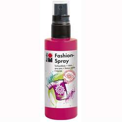Marabu - Marabu Fashion Spray 100ml Sprey Kumaş Boyası No: 005 Raspberry