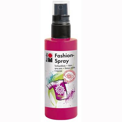 Marabu Fashion Spray 100ml Sprey Kumaş Boyası No: 005 Raspberry