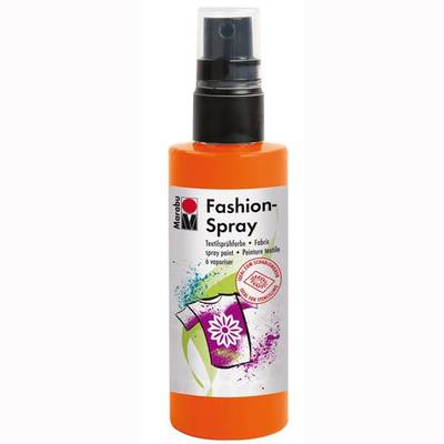 Marabu Fashion Spray 100ml Sprey Kumaş Boyası No: 023 Red Orange