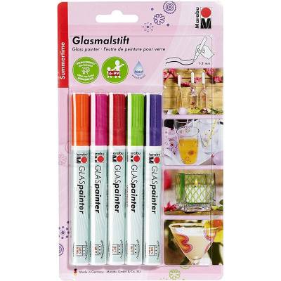 Marabu Glas Painter Cam Marker Kalem 5li Set