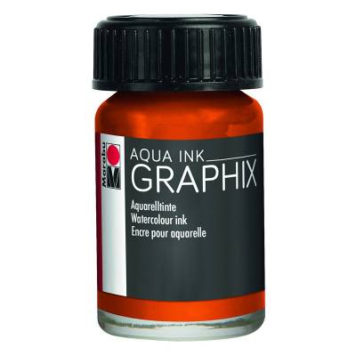 Marabu Graphix Aqua Ink 15ml 013 Orange