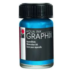 Marabu - Marabu Graphix Aqua Ink 15ml 056 Cyan