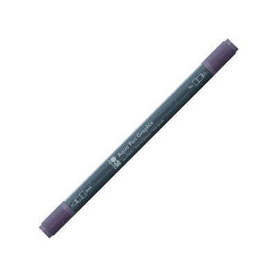 Marabu Graphix Aqua Pen Çift Uçlu Sulu Boya Kalemi 080 Smoky Quartz