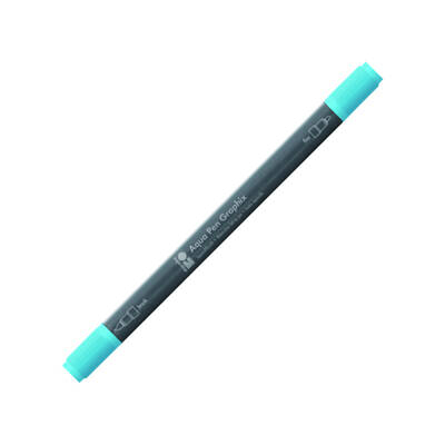 Marabu Graphix Aqua Pen Çift Uçlu Sulu Boya Kalemi 090 Light Blue