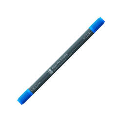 Marabu - Marabu Graphix Aqua Pen Çift Uçlu Sulu Boya Kalemi 095 Azure Blue