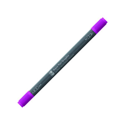Marabu Graphix Aqua Pen Çift Uçlu Sulu Boya Kalemi 131 Raspberry