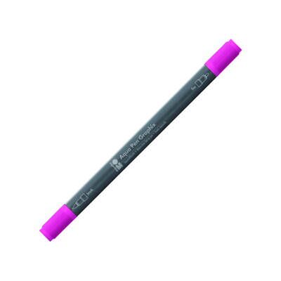 Marabu Graphix Aqua Pen Çift Uçlu Sulu Boya Kalemi 132 Pink Candy