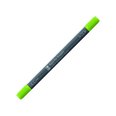 Marabu Graphix Aqua Pen Çift Uçlu Sulu Boya Kalemi 154 Lime