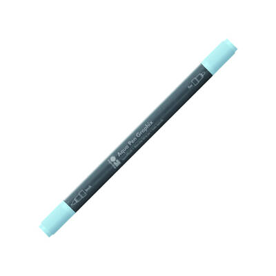 Marabu Graphix Aqua Pen Çift Uçlu Sulu Boya Kalemi 255 Aquamarine
