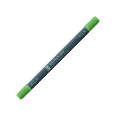 Marabu Graphix Aqua Pen Çift Uçlu Sulu Boya Kalemi 266 Antique Green