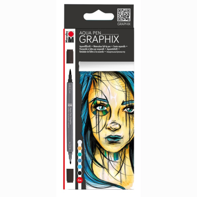 Marabu Graphix Aqua Pen 6lı Set Metropolitan