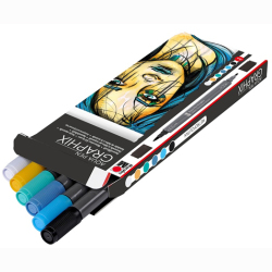 Marabu - Marabu Graphix Aqua Pen 6lı Set Metropolitan (1)