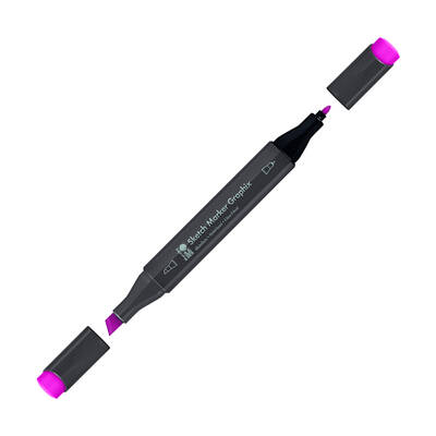 Marabu Graphix Sketch Marker Çift Uçlu Kalem 914 Primary Magenta