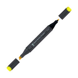 Marabu - Marabu Graphix Sketch Marker Çift Uçlu Kalem 919 Primary Yellow