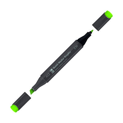 Marabu Graphix Sketch Marker Çift Uçlu Kalem 960 Light Green