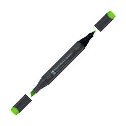 Marabu - Marabu Graphix Sketch Marker Çift Uçlu Kalem 962 Olive Green Light