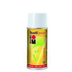 Marabu - Marabu Textile Design 150ml Spray Kumaş Boyası No:070 White