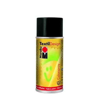 Marabu Textile Design 150ml Spray Kumaş Boyası No:073 Black