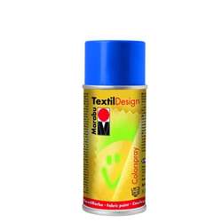 Marabu - Marabu Textile Design 150ml Spray Kumaş Boyası No:257 Royal Blue