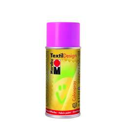 Marabu - Marabu Textile Design 150ml Spray Kumaş Boyası No:033 Pink