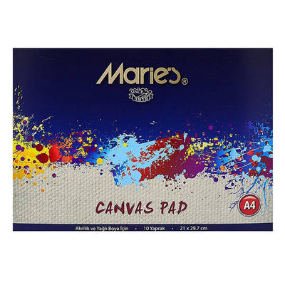 Maries Canvas Pad Akrilik ve Yağlı Boya Blok 20 Yaprak 21x29,7cm
