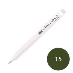 Marvy - Marvy Artist Brush Fırça Uçlu Kalem 1100-15 Olive Green