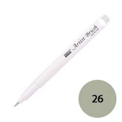 Marvy - Marvy Artist Brush Fırça Uçlu Kalem 1100-26 Silver Grey