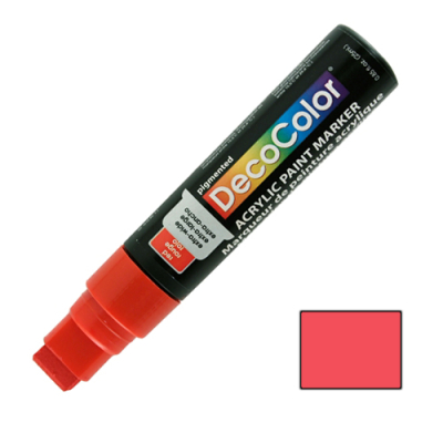 Marvy Decocolor Acrylic Jumbo Paint Marker 15mm Red