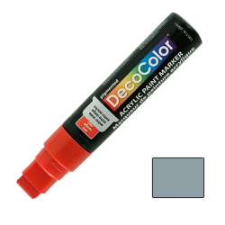 Marvy - Marvy Decocolor Acrylic Jumbo Paint Marker 15mm Silver