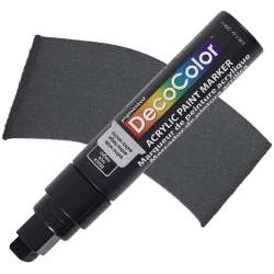 Marvy - Marvy Decocolor Acrylic Jumbo Paint Marker 15mm Black