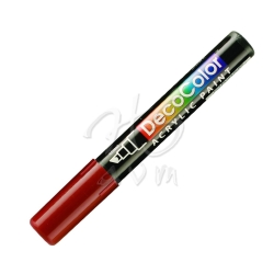 Marvy - Marvy DecoColor Akrilik Paint Marker-English Red