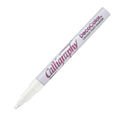 Marvy - Marvy Decocolor Calligraphy Paint Marker White