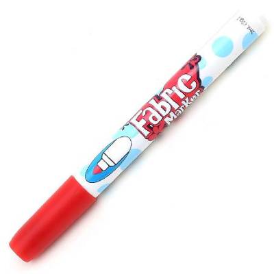 Marvy Fabric Marker Kumaş Kalemi 2 Red