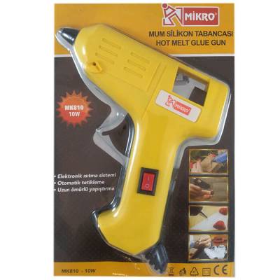 Mikro Mk 810 10 Watt Silikon Tabancası Sarı