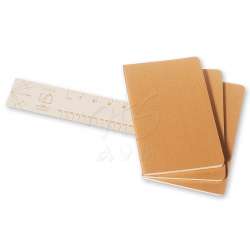 Moleskine Cahier 3lü 13x21cm Düz Defter Bej - 3