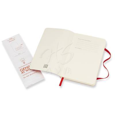 Moleskine Klasik 9x14 cm Yumuşak Kapak Noktalı Defter Kırmızı