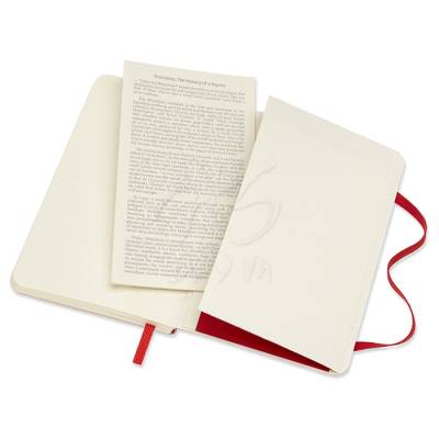 Moleskine Klasik 9x14 cm Yumuşak Kapak Noktalı Defter Kırmızı