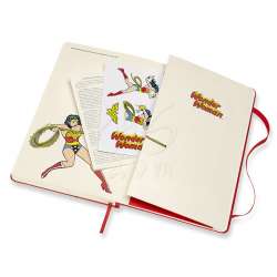Moleskine Wonder Woman 13x21cm Çizgili Defter Kırmızı - 5
