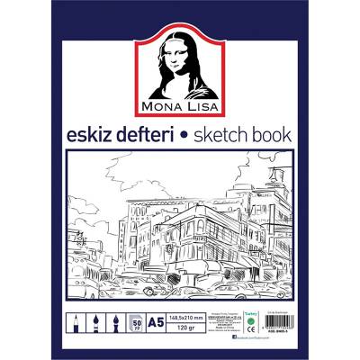 Mona Lisa Sketchbook Eskiz Defteri 120g 50 Yaprak A5