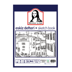 Südor - Mona Lisa Sketchbook Eskiz Defteri A4 120g 50 Yaprak Kod: BN05-4