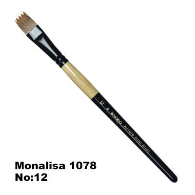 Monalisa 1078 Seri Tarak Fırça No 12