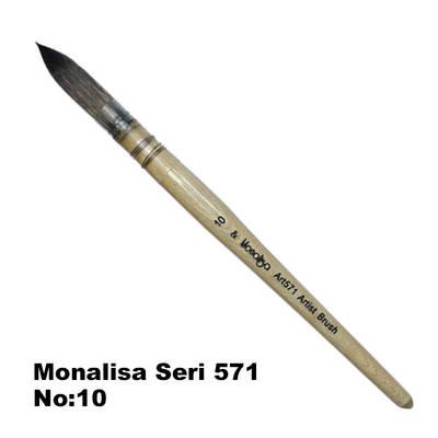 Monalisa Sulu Boya Fırçası Sincap Kılı Seri 571 No 10