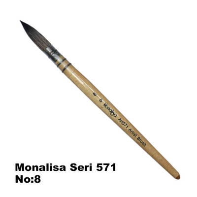 Monalisa Sulu Boya Fırçası Sincap Kılı Seri 571 No 8
