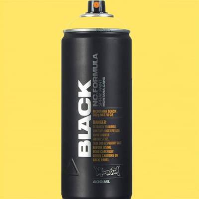 Montana Black Sprey Boya 400ml BLK1010 Easter Yellow