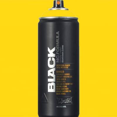 Montana Black Sprey Boya 400ml BLK1025 Kicking Yellow