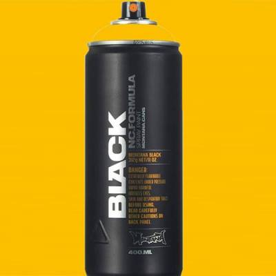 Montana Black Sprey Boya 400ml BLK1030 Yellow