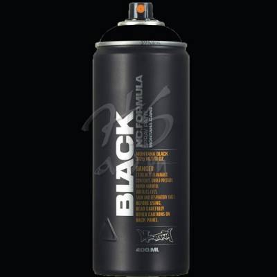 Montana Black Sprey Boya 400ml BLK9001 Black