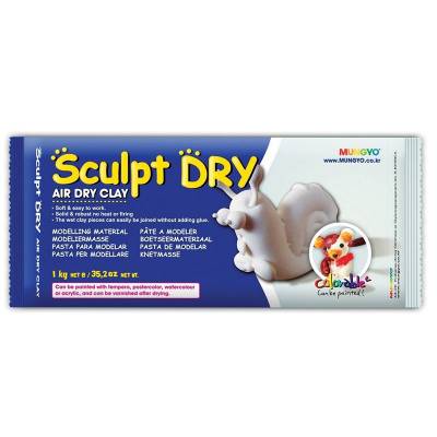 Mungyo Air Sculpt Dry Seramik Hamuru Beyaz 1000g