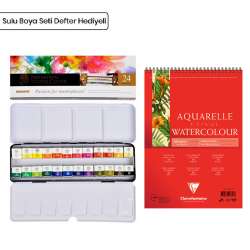 Mungyo - Mungyo Artists Watercolor Set 24 Renk Defterli